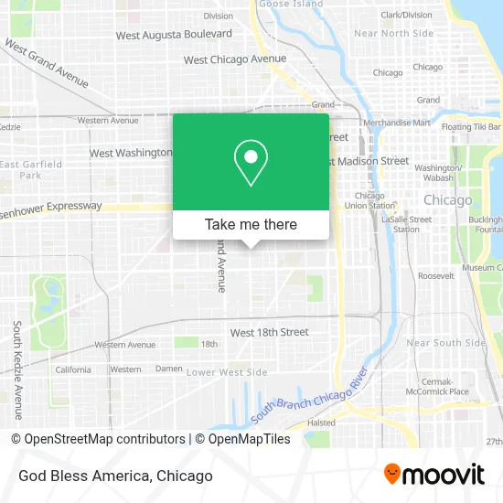 God Bless America map