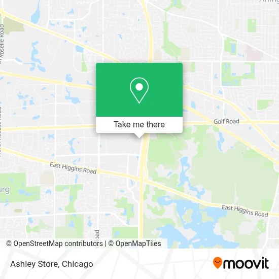 Ashley Store map