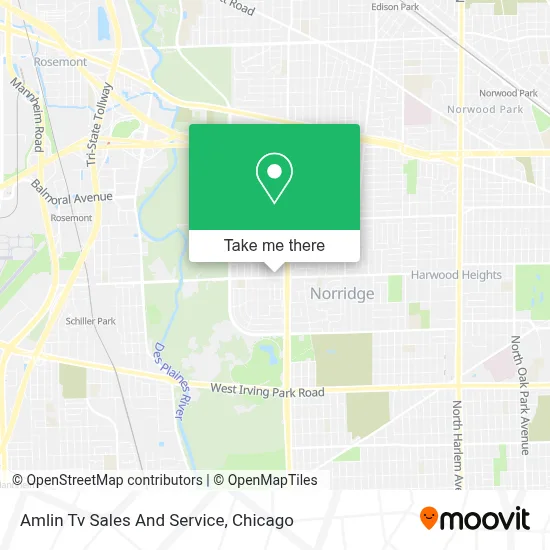 Amlin Tv Sales And Service map