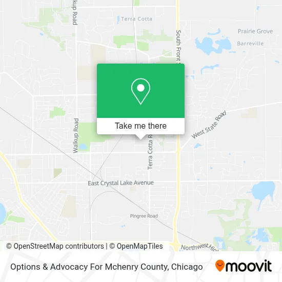 Options & Advocacy For Mchenry County map