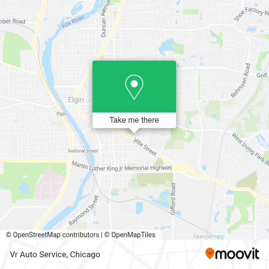 Vr Auto Service map