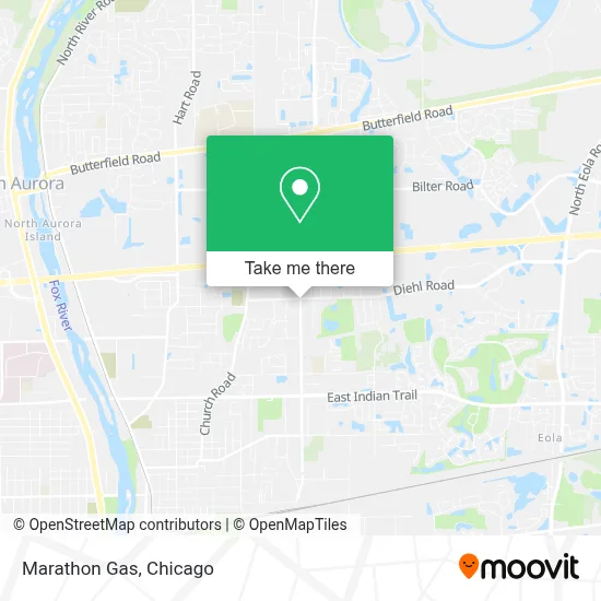 Marathon Gas map