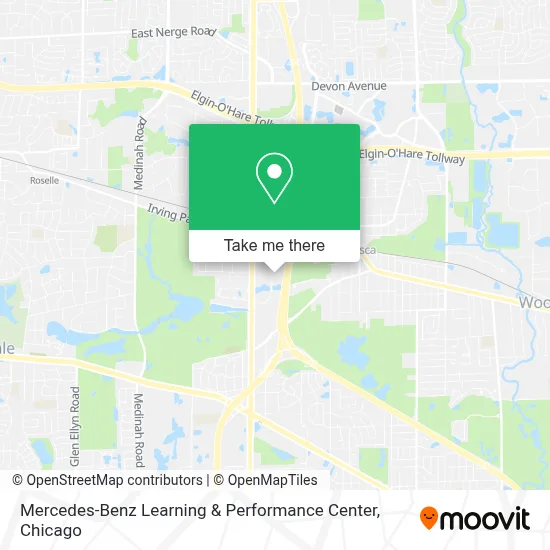 Mercedes-Benz Learning & Performance Center map
