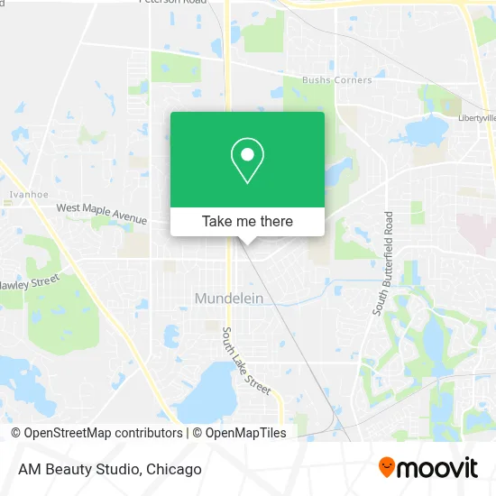 AM Beauty Studio map