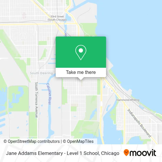 Jane Addams Elementary - Level 1 School map