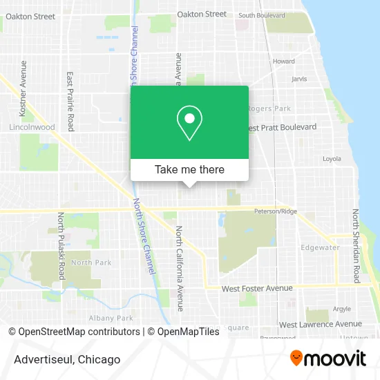 Advertiseul map