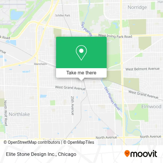 Elite Stone Design Inc. map