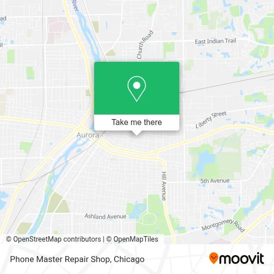 Phone Master Repair Shop map