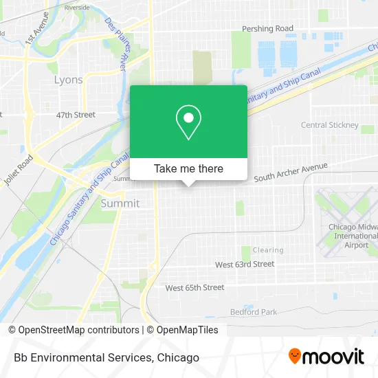 Bb Environmental Services map