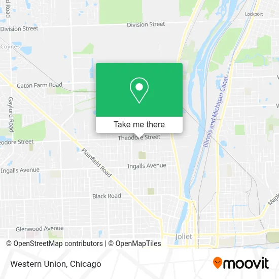 Western Union map