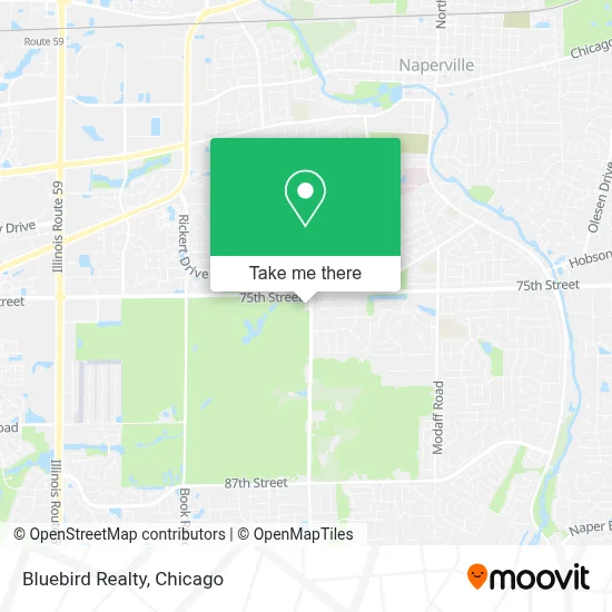 Bluebird Realty map