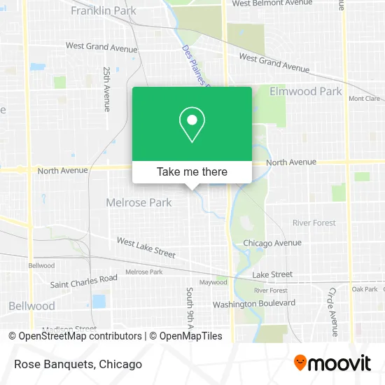 Rose Banquets map