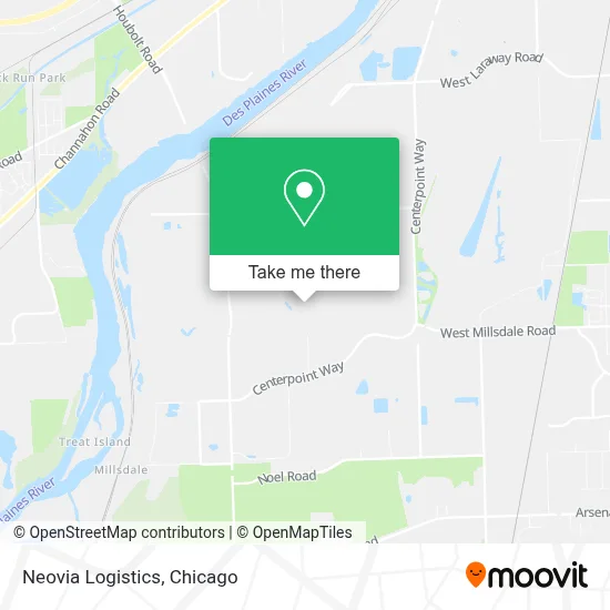 Neovia Logistics map