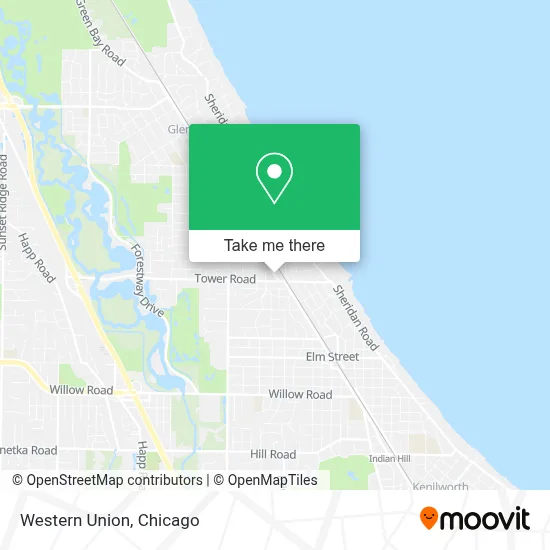 Western Union map