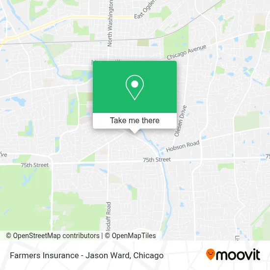 Farmers Insurance - Jason Ward map