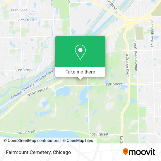 Fairmount Cemetery map