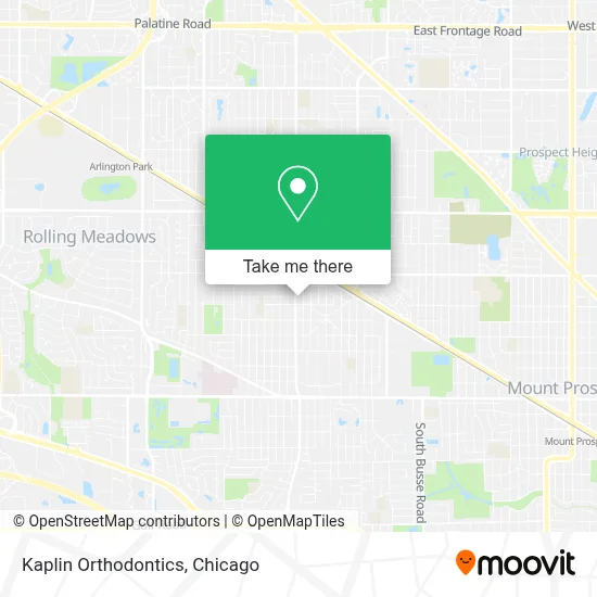 Kaplin Orthodontics map