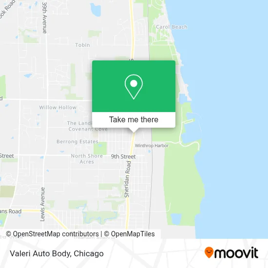Valeri Auto Body map
