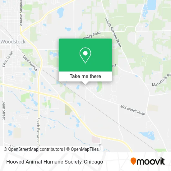 Hooved Animal Humane Society map