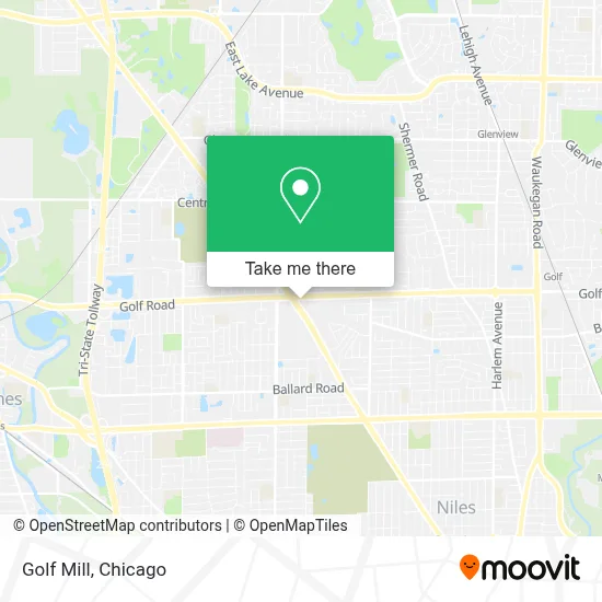 Golf Mill map