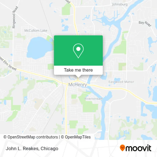 John L. Reakes map