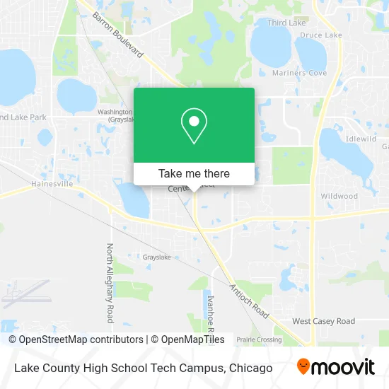 Lake County High School Tech Campus map