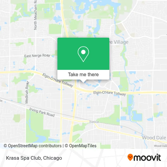 Krasa Spa Club map