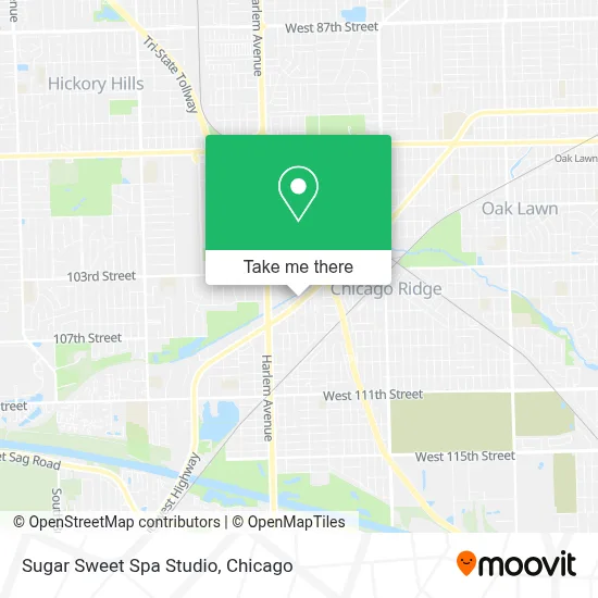 Sugar Sweet Spa Studio map