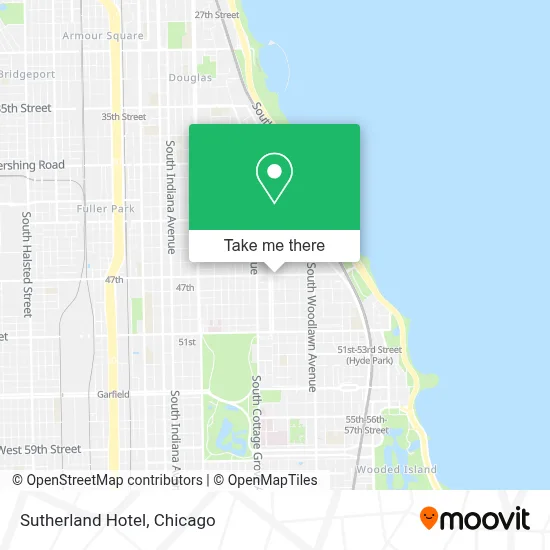 Sutherland Hotel map