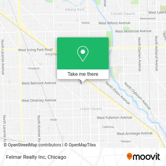 Felmar Realty Inc map