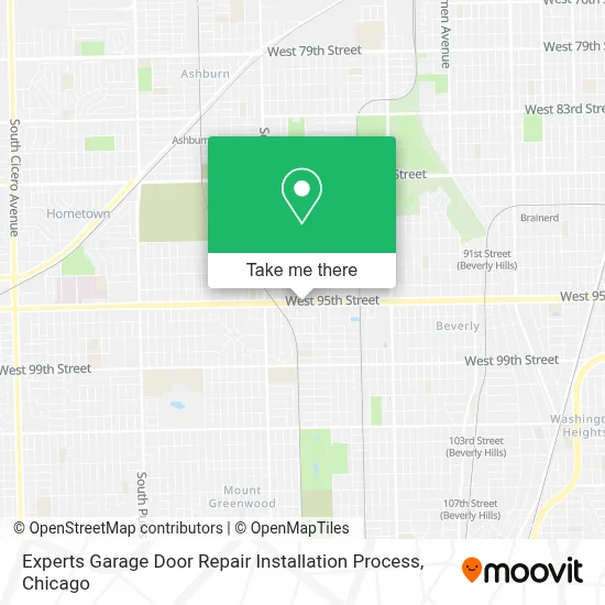 Experts Garage Door Repair Installation Process map