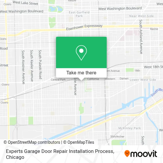 Experts Garage Door Repair Installation Process map