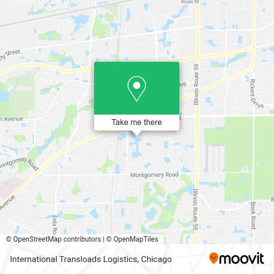 International Transloads Logistics map
