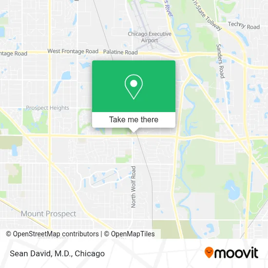 Sean David, M.D. map