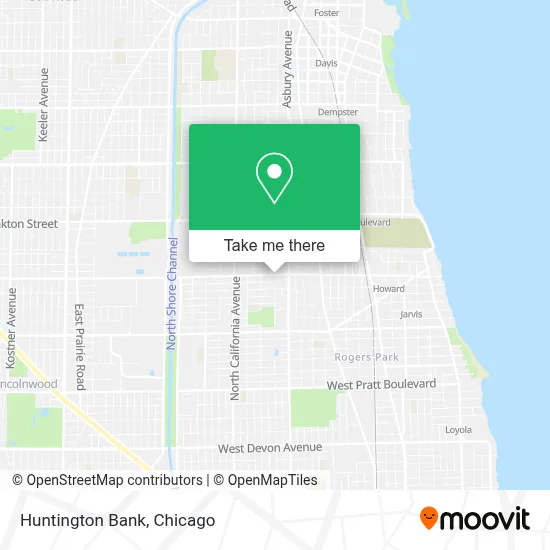 Huntington Bank map