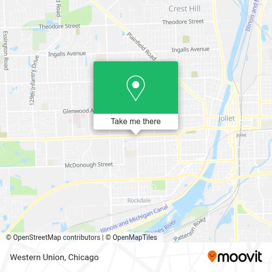 Western Union map