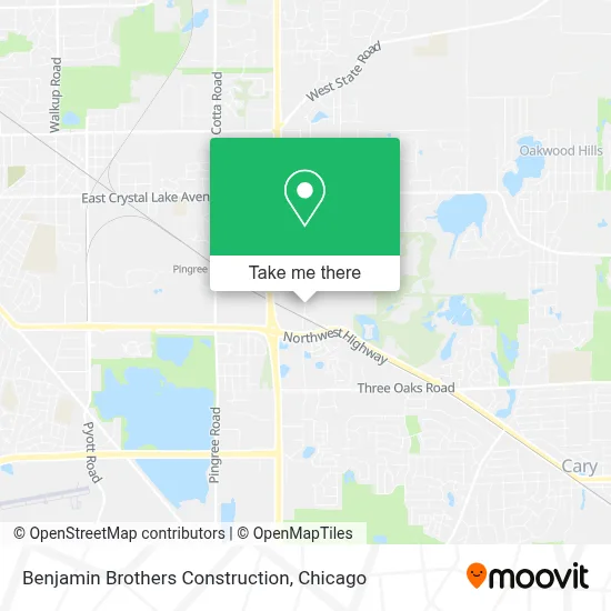 Benjamin Brothers Construction map