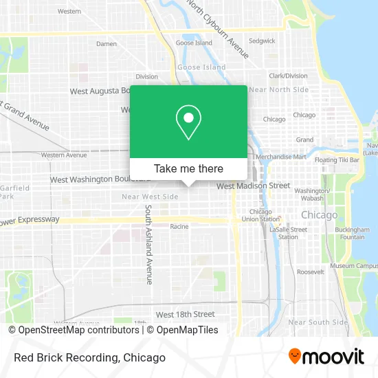 Red Brick Recording map