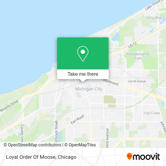 Loyal Order Of Moose map