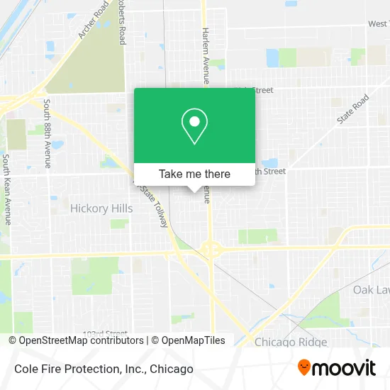 Cole Fire Protection, Inc. map