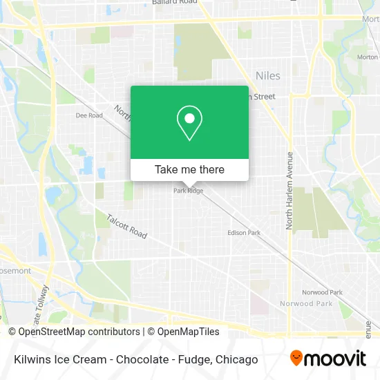Kilwins Ice Cream - Chocolate - Fudge map