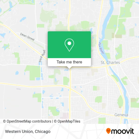 Western Union map