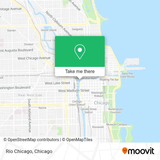 Río Chicago map