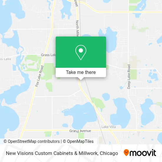 New Visions Custom Cabinets & Millwork map