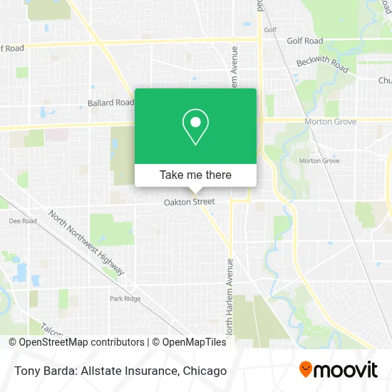 Tony Barda: Allstate Insurance map