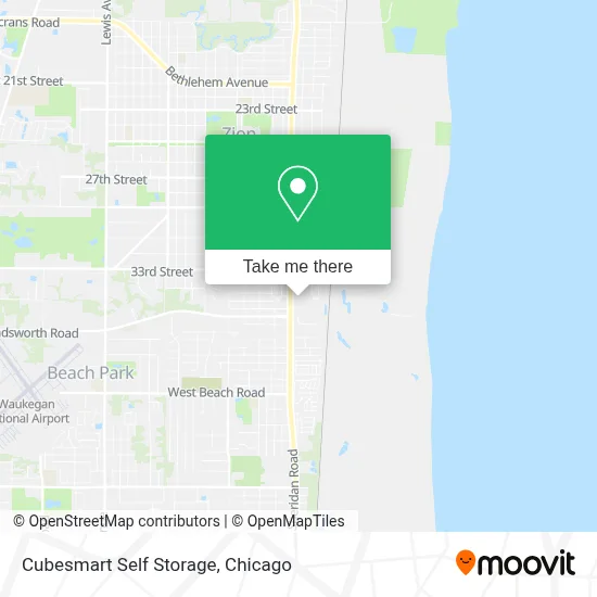 Cubesmart Self Storage map