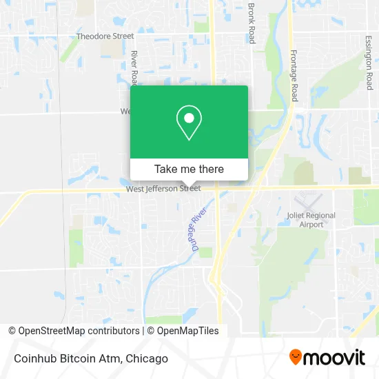 Coinhub Bitcoin Atm map