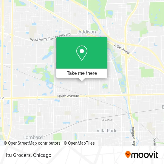 Itu Grocers map