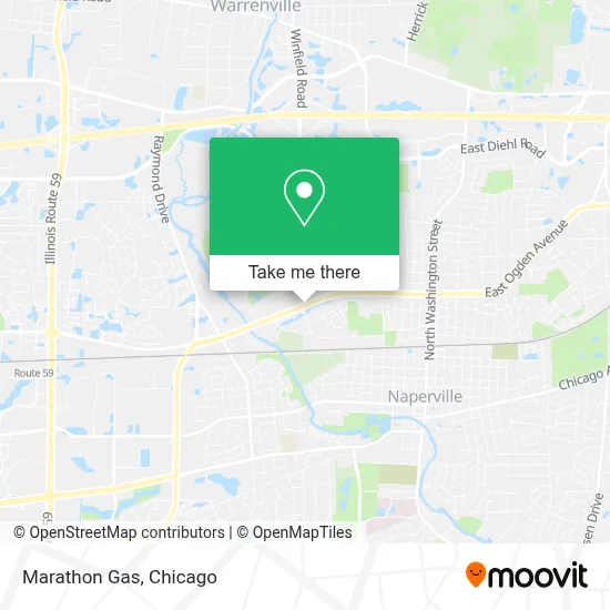 Marathon Gas map