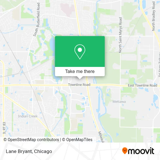 Lane Bryant map